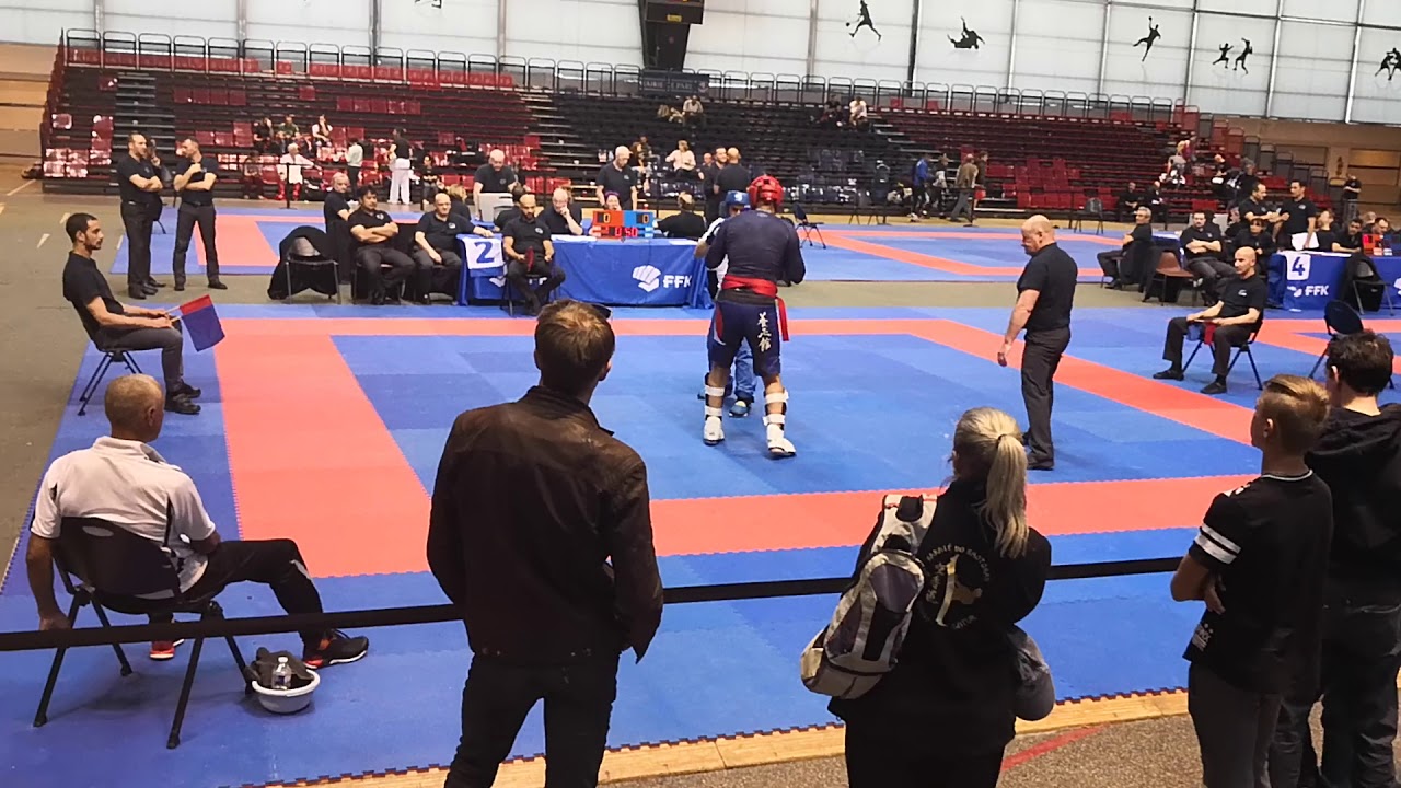 Inter-discipline FFK semi-contact vétéran 1er round demi-finale 2018.