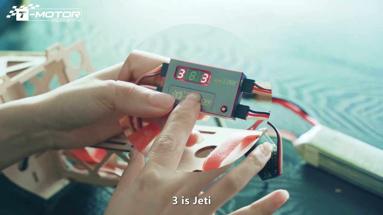 How to link T-Motor AMLink with Frsky remote control？
