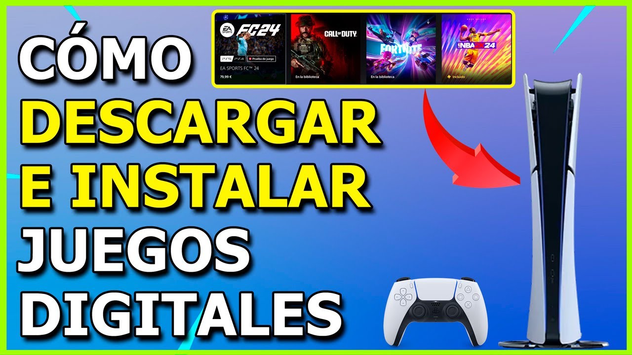 Cómo Descargar e Instalar un Juego Digital en PS5 | Tutorial para Comprar Juegos Edición Digital