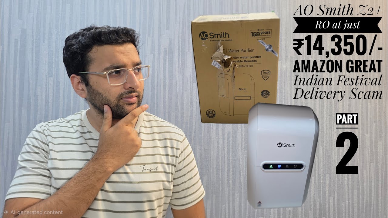 AO Smith Z2+ RO Water Purifier at just ₹14,350 All lights Blinking issue AO Smith after sale service