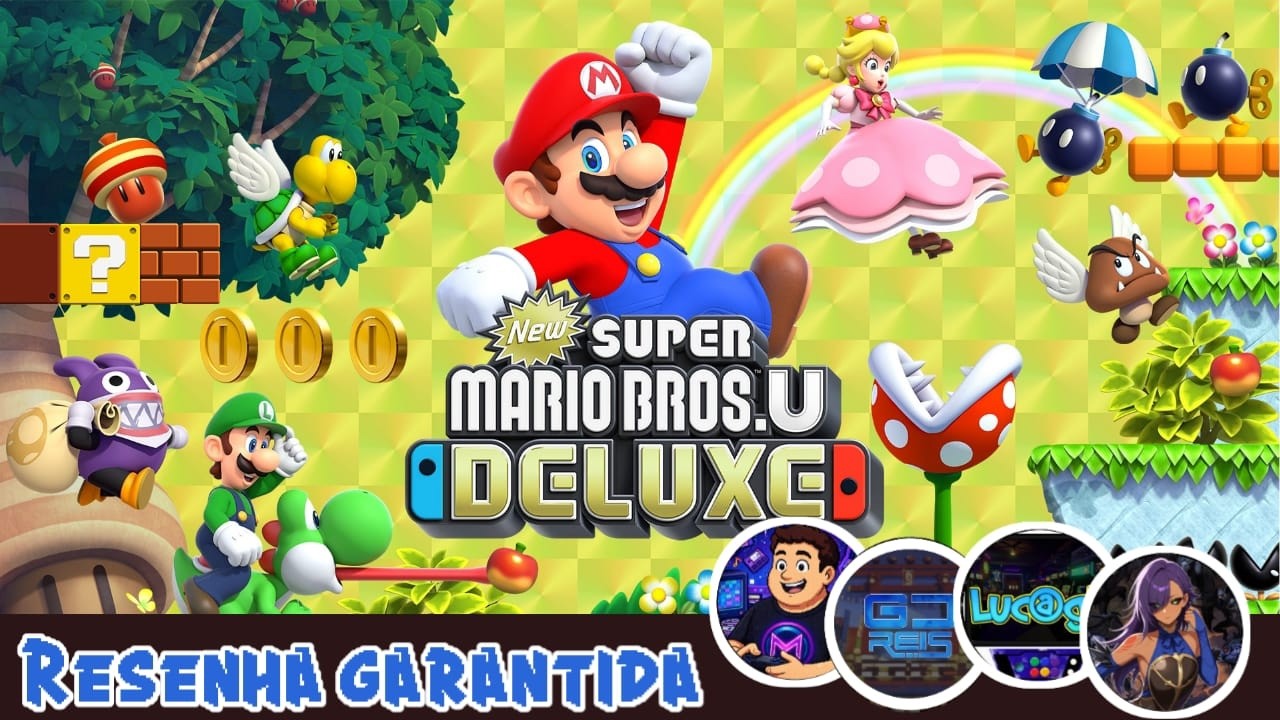 SUPER MARIO BROS.U DELUXE (parte 2) @lucagil64 @GD-reis  #biped #cooperative