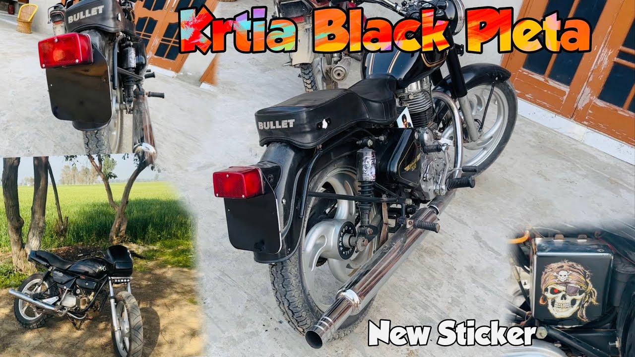 Krtia Black Pleta Bullet Diya | New Sticker 😍