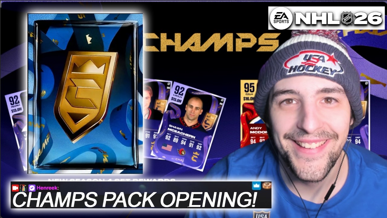 ОТКРЫВАЕМ 2 НАБОРА VICTORY CHAMPS + НОВЫЙ КОНТЕНТ I NHL 26 HUT