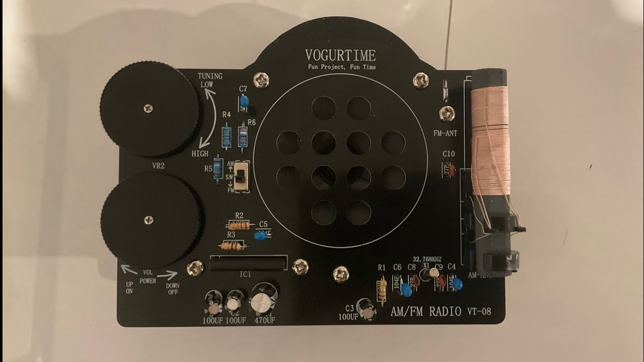Review of the Vogurtime AM FM Radio DIY Kit (Build and Solder your own Radio)