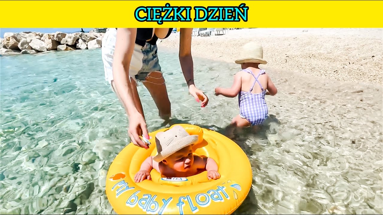 DZIECI PIERWSZY RAZ KĄPIĄ SIĘ W MORZU - A LEO WYSZEDŁ PIERWSZY ZĄB