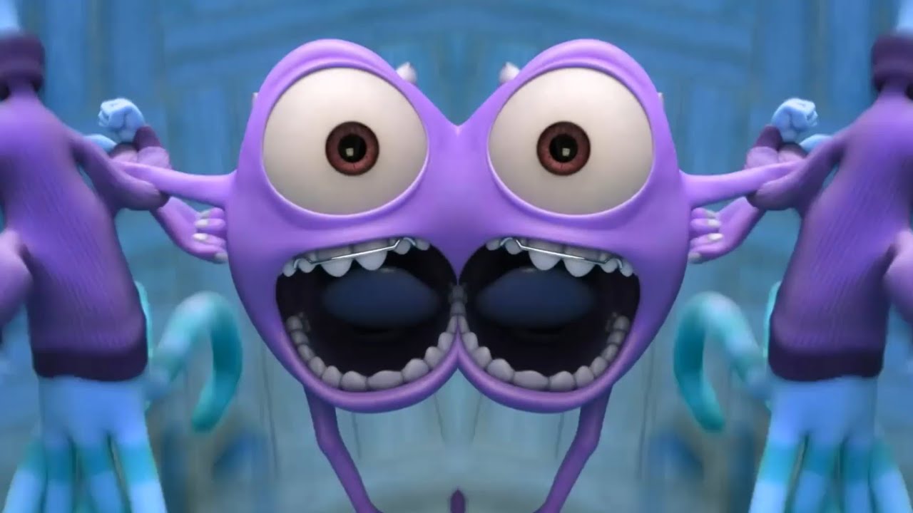 Monster University- Arrgh RUN -Library Task| animation Sponsored by KlaskyCsupo 2001 Effects 