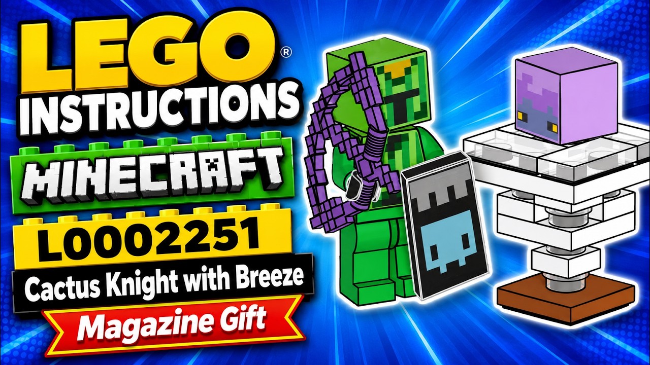 LEGO Instructions - Minecraft - L0002251 - Cactus Knight with Breeze - Magazine Gift