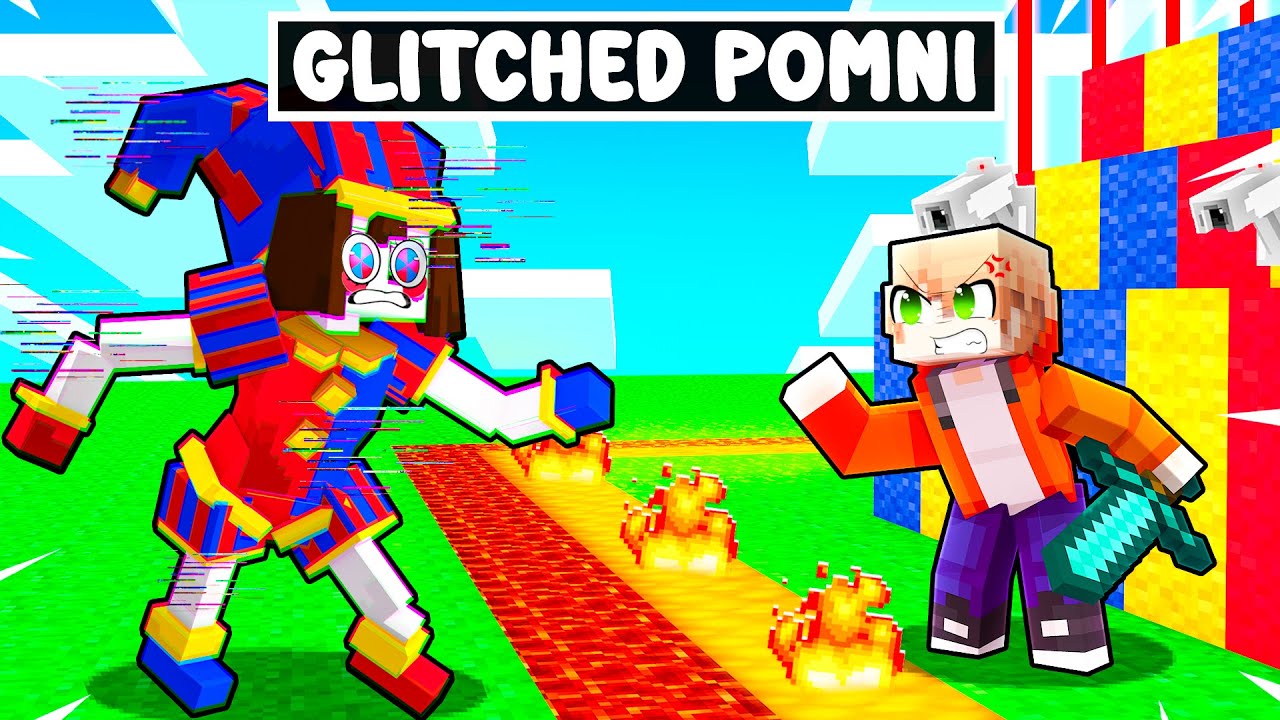 GLITCHED POMNI vs Most Secure House in Minecraft! (The Amazing Digital Circus)