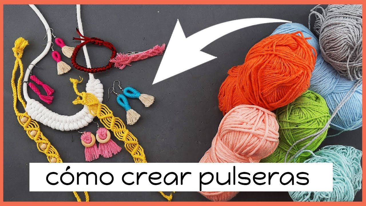 Cu&aacute;l es el MEJOR HILO para Pulseras y Pendientes de macram&eacute;❓ [Descubre nuevos TIPOS DE HILOS]