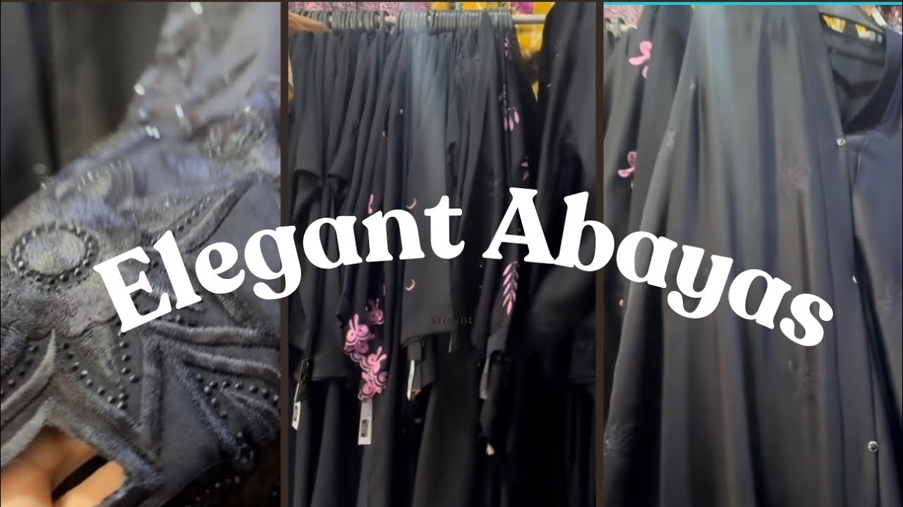 Elegant Abayas Collection 2025 | Latest Designer Abayas with Beautiful Details