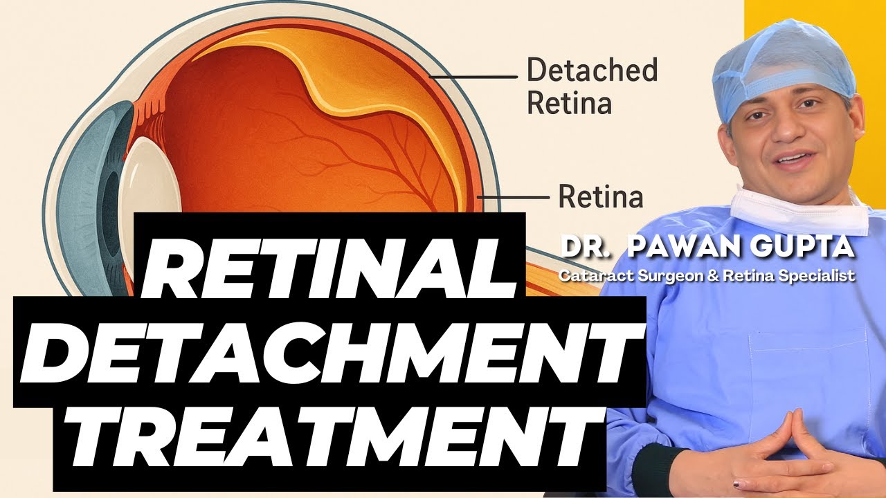 उखड़ गए आँख के पर्दे का इलाज | Retinal Detachment Treatment | DR. PAWAN GUPTA