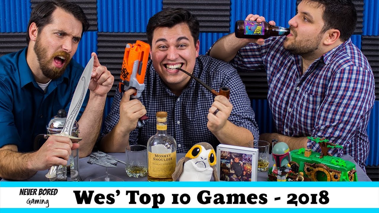 Wes' Top 10 Games - 2018