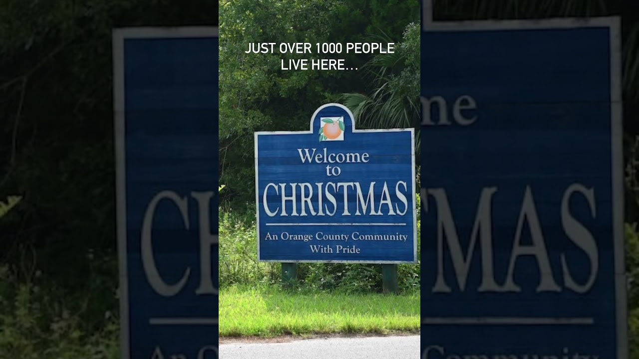 Florida&rsquo;s REAL Christmas Town, Uncovered #shorts #florida #christmas