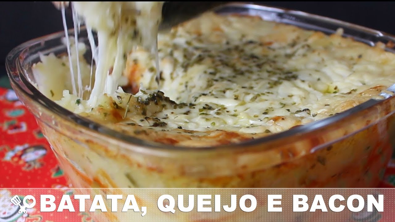 Batata com bacon aos 3 queijos - Receitas de Natal - Natal 2017