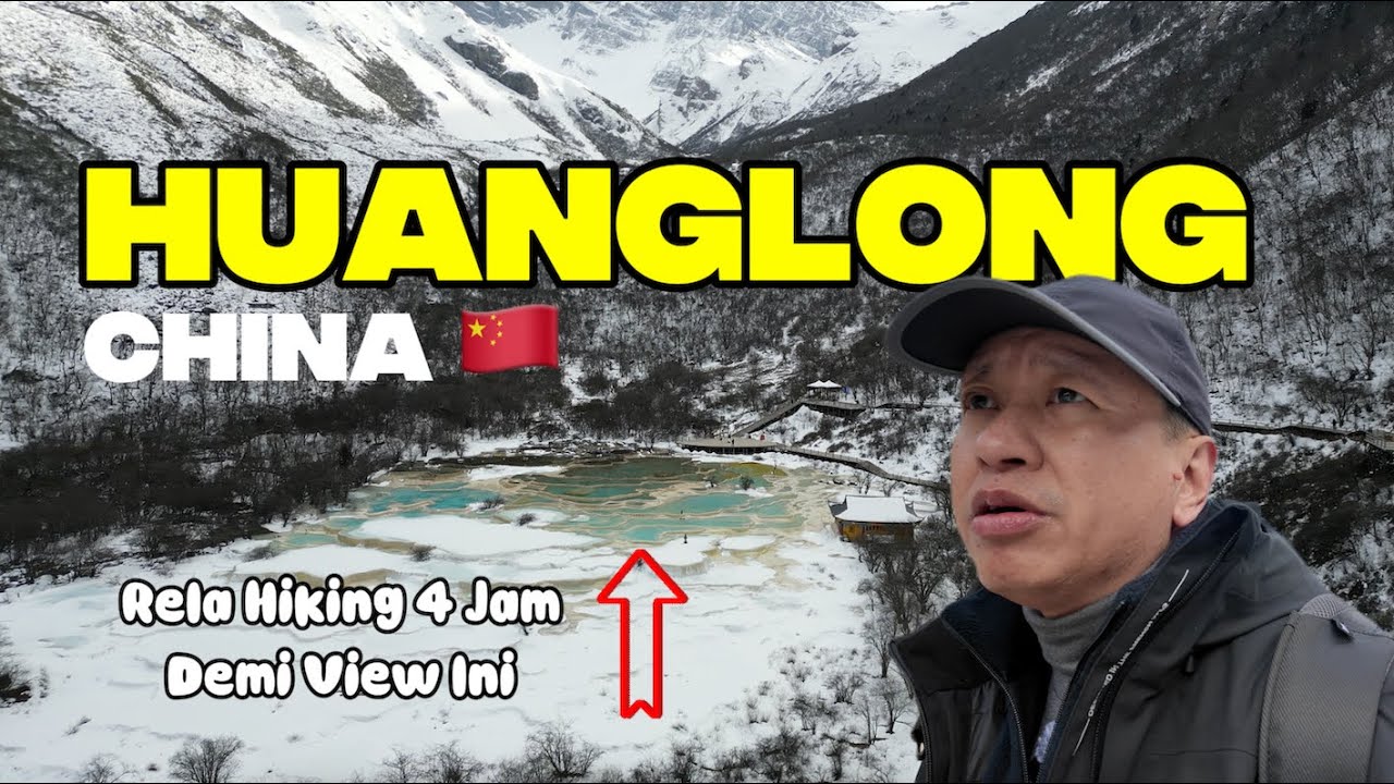 Rela Hiking 4 Jam Hanya Demi Melihat Pemandangan Ini | Huanglong National Park Sichuan China 🇨🇳