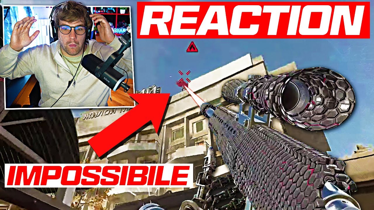 REACTION alle CLIP AIMBOT del MIGLIOR SNIPER su WARZONE!