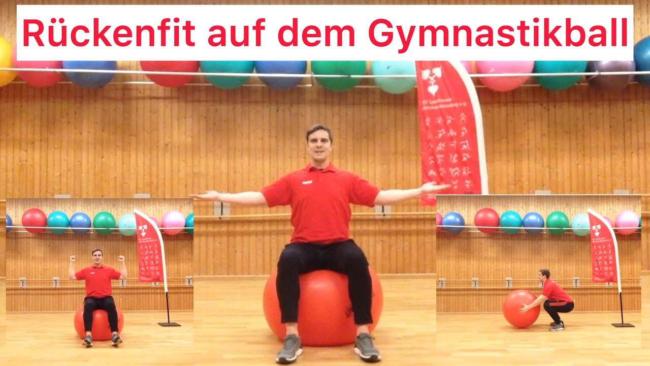 Rückenfit auf dem Gymnastikball mit Dipl. Sportlehrer Flo Rädler
