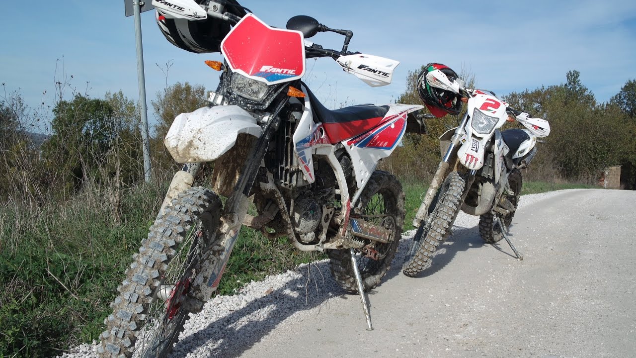 |*FGC*| Enduro ride with Aprilia rx 50 and Fantic caballero 50
