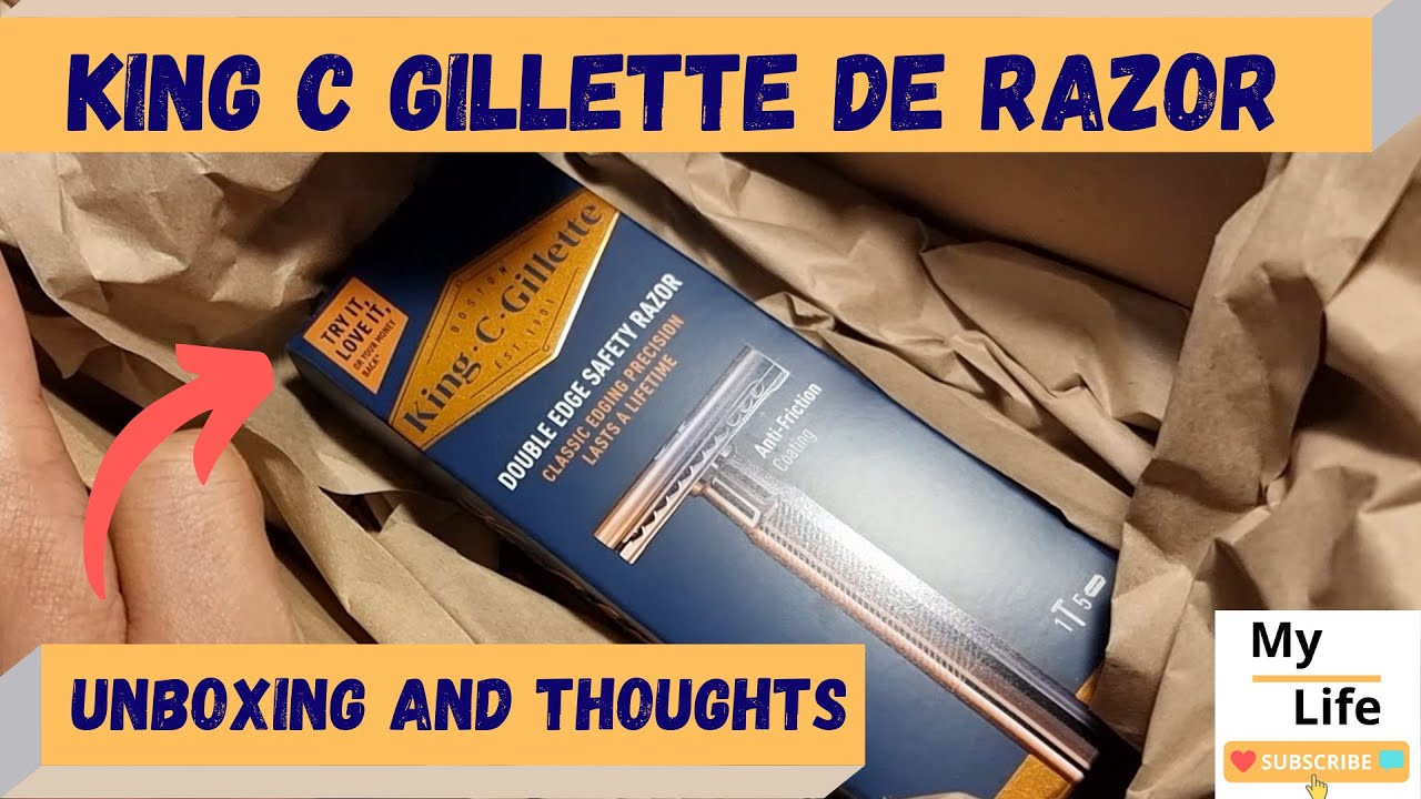 King C Gillette Safety Razor Unboxing - Cartridge vs DE - Cost Vs Safety Vs Convenience - Review