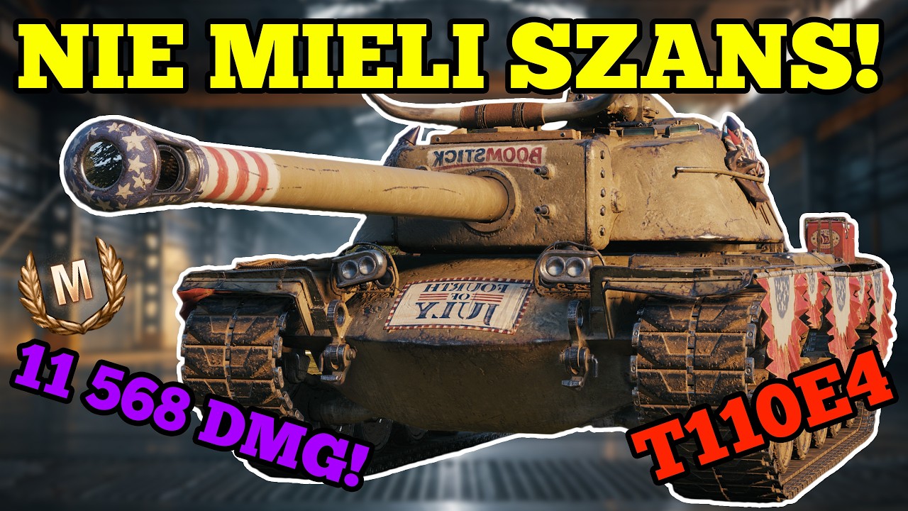 Idealnie wyczuł rywali! Ponad 11 000 DMG na T110E4!