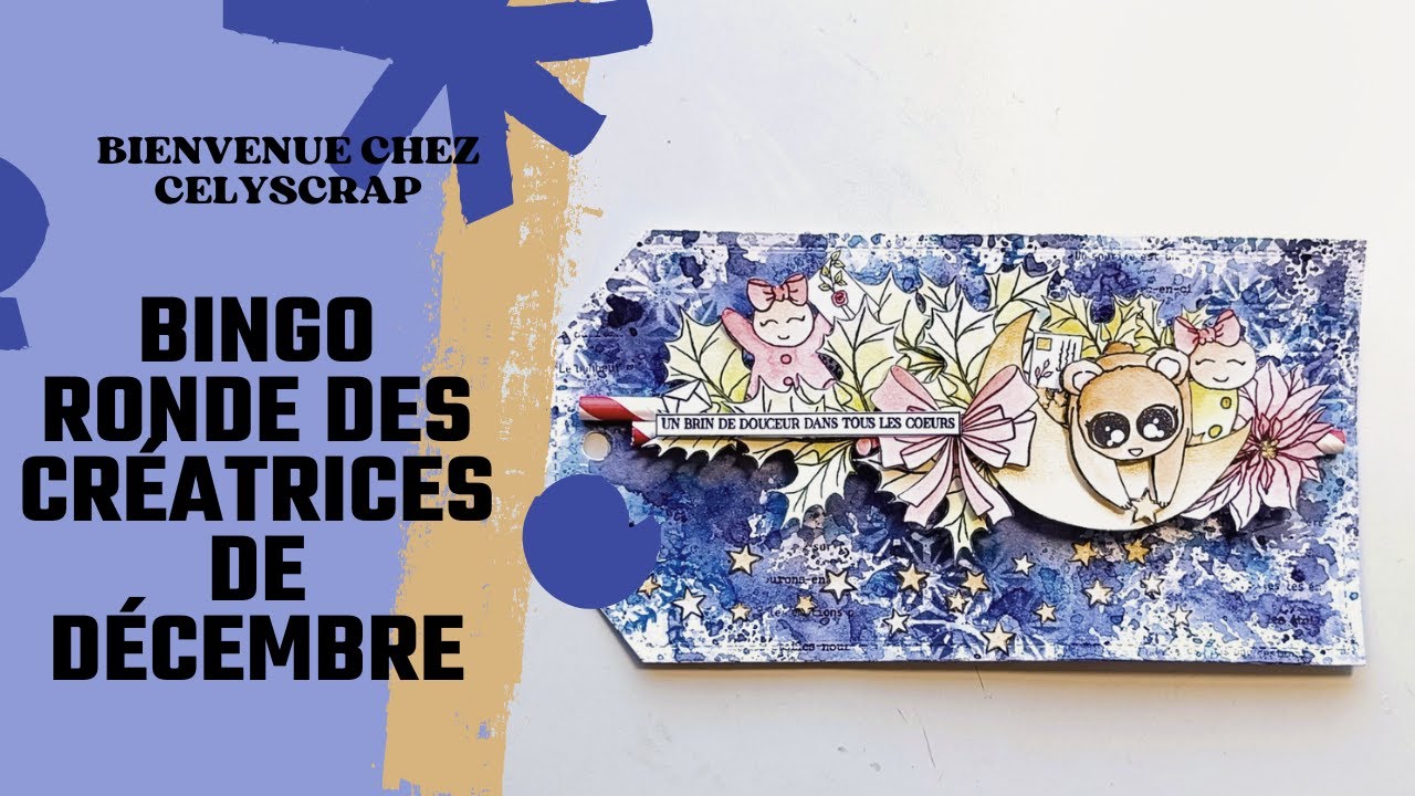 BINGO DE DÉCEMBRE RONDE DES CRÉATRICES 2025 @ateliercraie-Sandrine