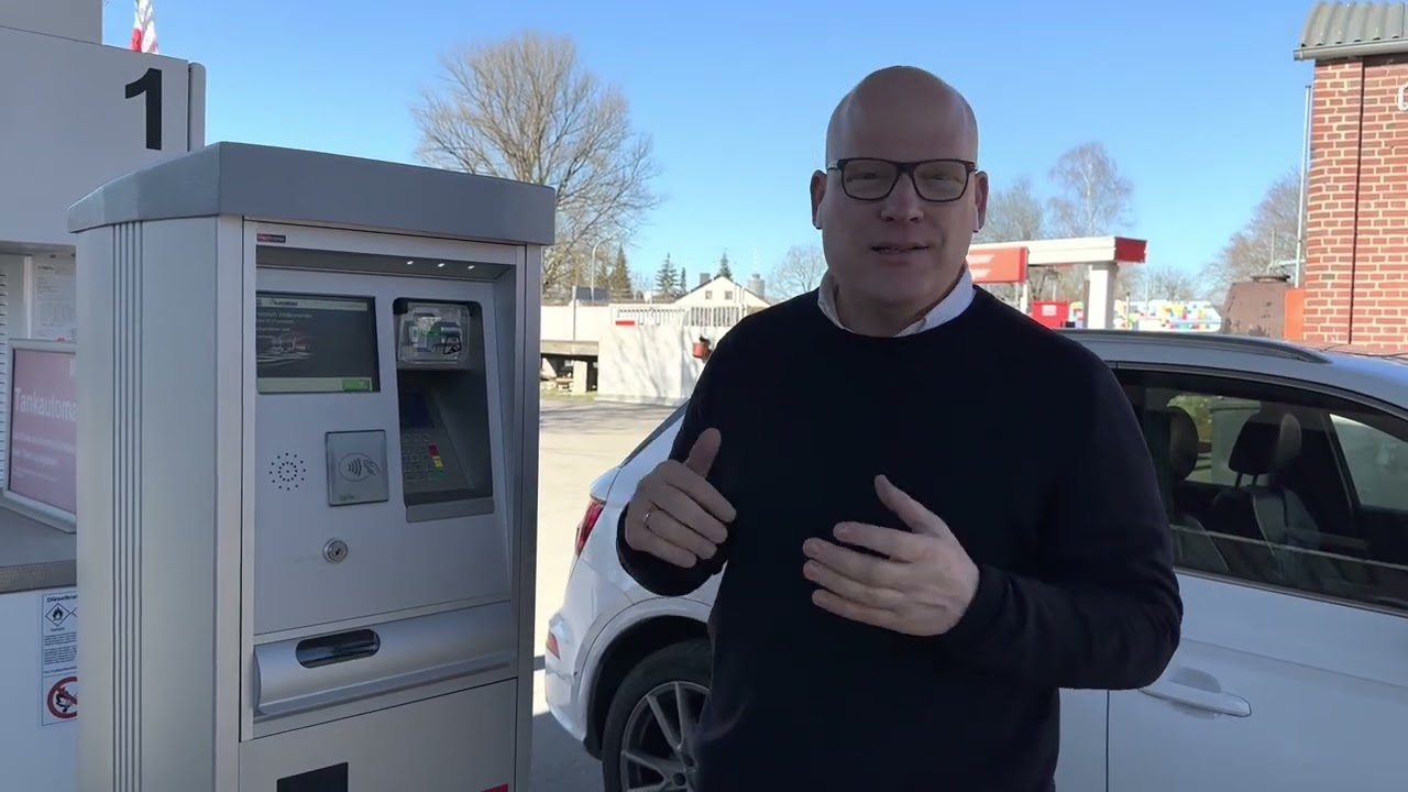 AVIA Tankstelle Siebentischstrasse Augsburg - Anleitung zum tanken