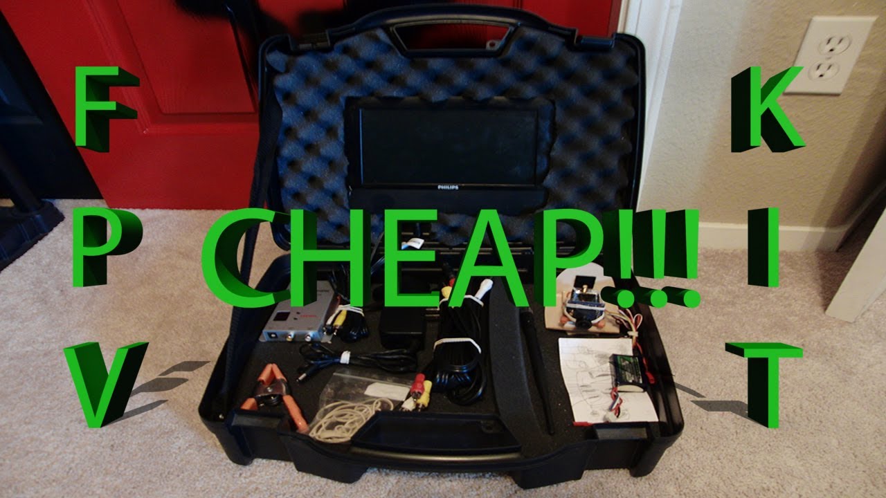 Super Cheap FPV setup. HK 900Mhz 200mW CCD and Homemade Ground Station.
