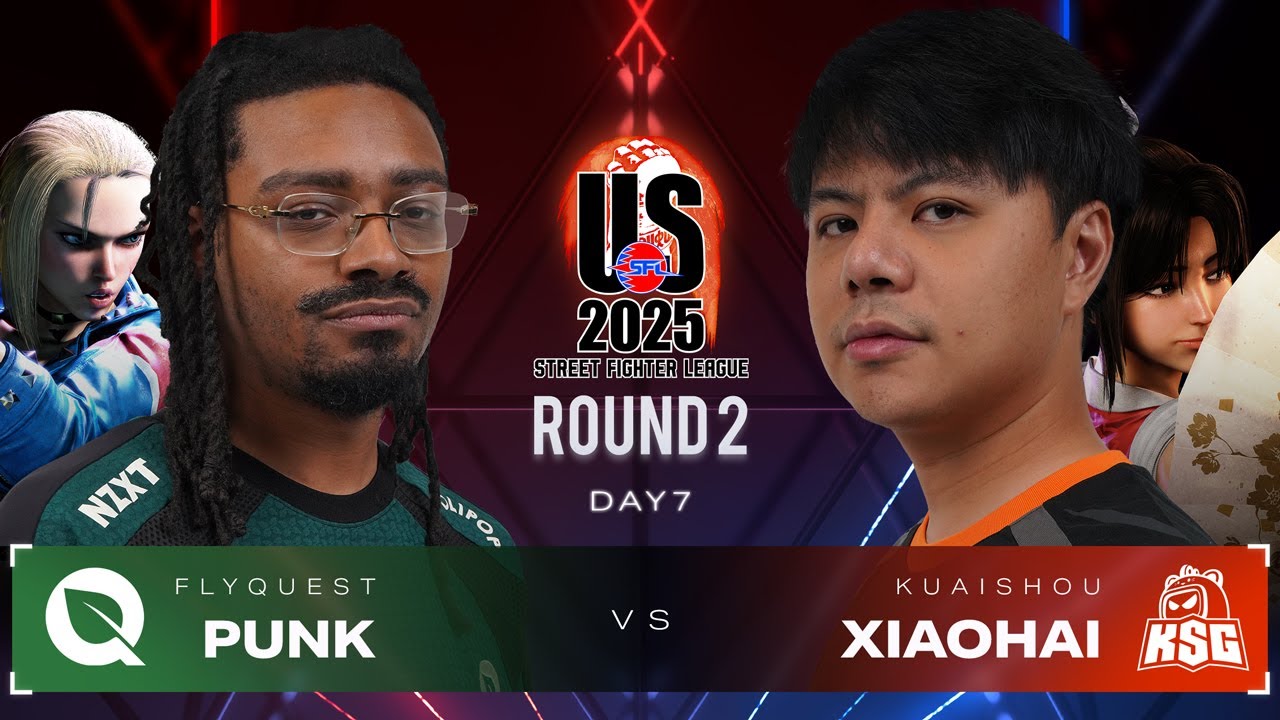 Punk (Cammy) vs. Xiaohai (Mai) - FlyQuest vs. KuaiShou - Street Fighter League US 2025 Day 7