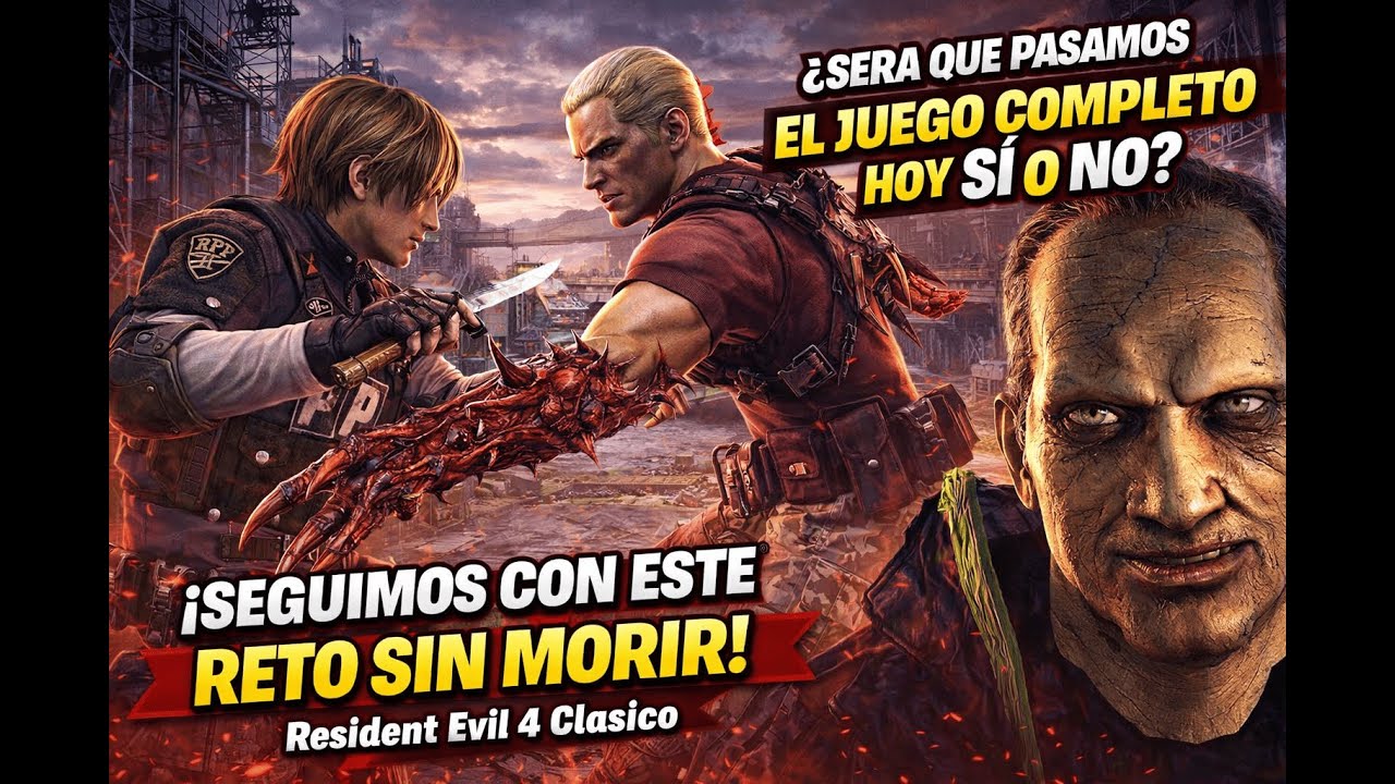 🔥 ¡LEON VS KRAUSER! ⚔️ Seguimos con el reto SIN MORIR 😱 | ¿Pasamos el juego completo hoy? 💀