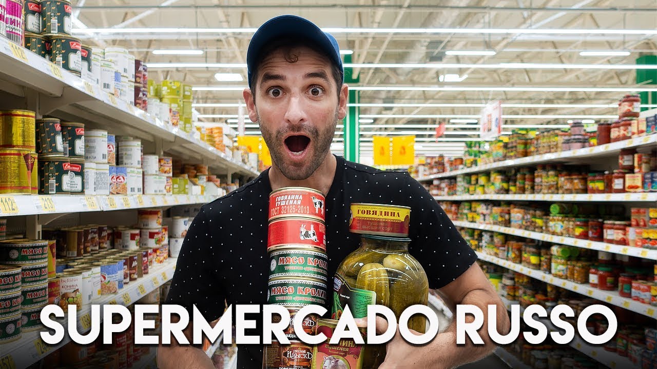 COMPRAS NO SUPERMERCADO DA RÚSSIA | VIAGEM Travel and Share