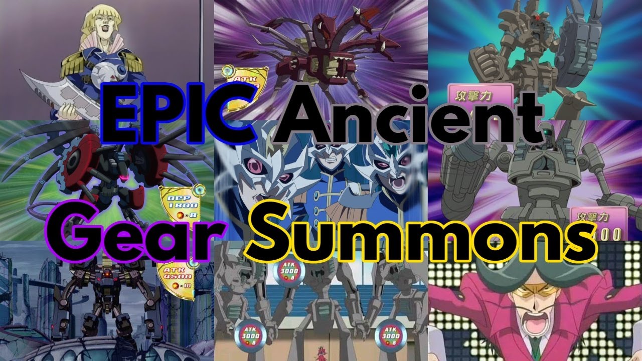 ALL EPIC Ancient Gear summons! (celebrating LEDE support)