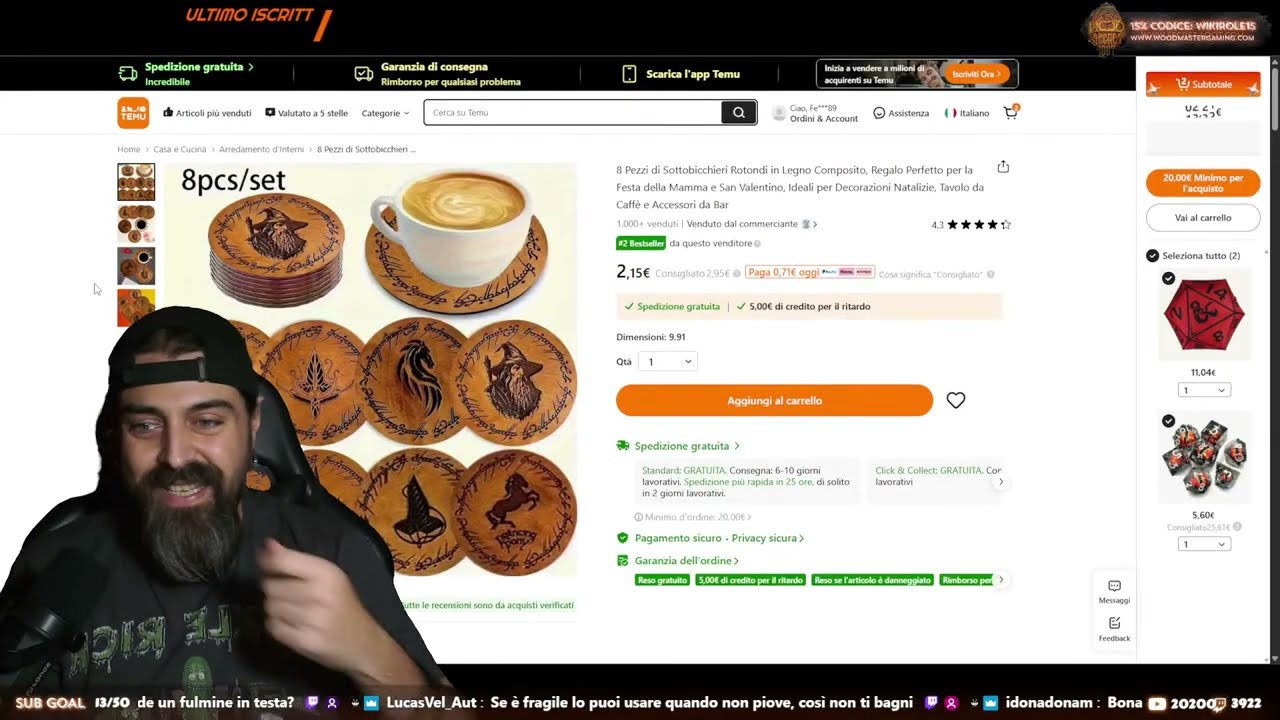 100&euro; su TEMU di Dungeons and Dragons? Facciamolo!