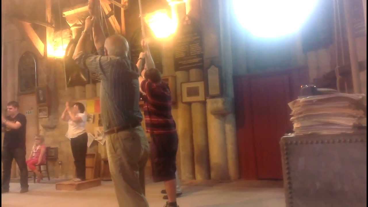 Bell ringing from Winchester Cathedral, Hampshire - all 14