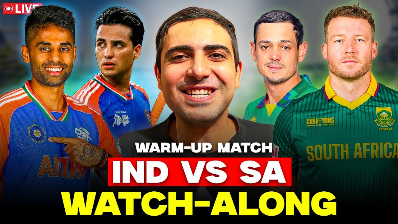 India vs South Africa Warm-up Match Live Watchalong | Score and Commentary