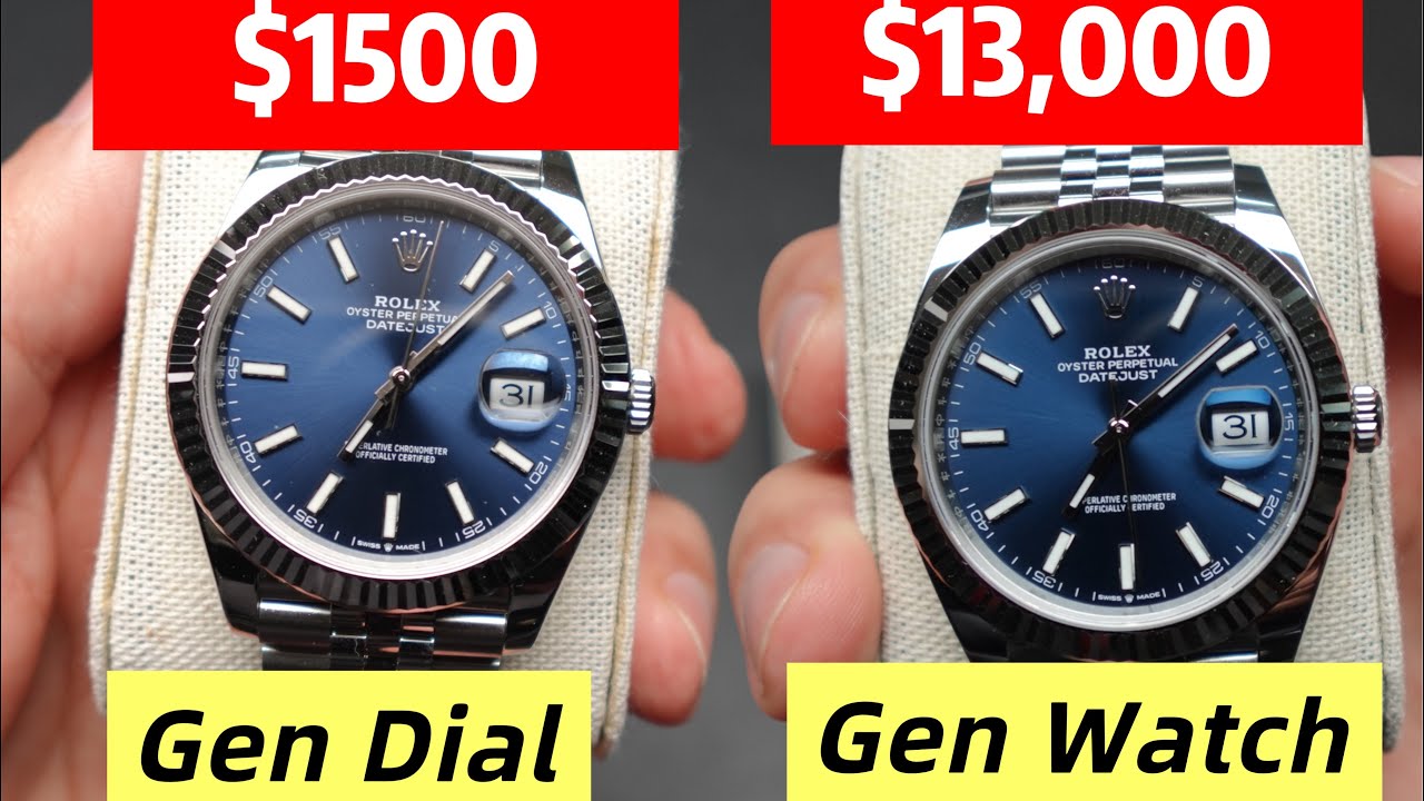 I Put a $1200 Genuine Rolex Dial on a $500 Clone Replica | Real vs Fake.