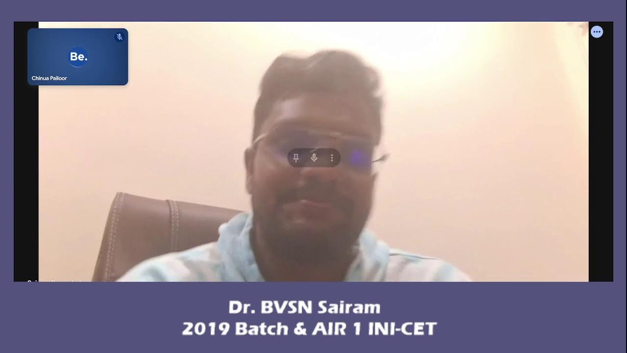 INI-CET Insights with Dr. Sairam (AIR 1 INICET 2025-Nov)