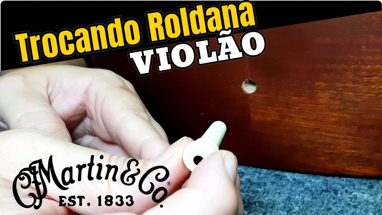 Substituição da Roldana de Correia - Violão Martin
