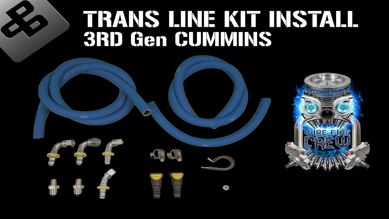PDD 3rd Gen Dodge Transmission Cooler Line Kit Install | 48RE Cummins | Power Driven Diesel