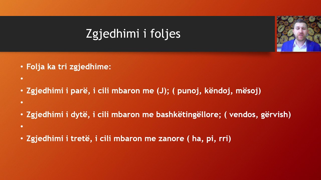 Morfologji: Pjesët e ndryshueshme të ligjeratës  / Prof. Fahredin Ademi