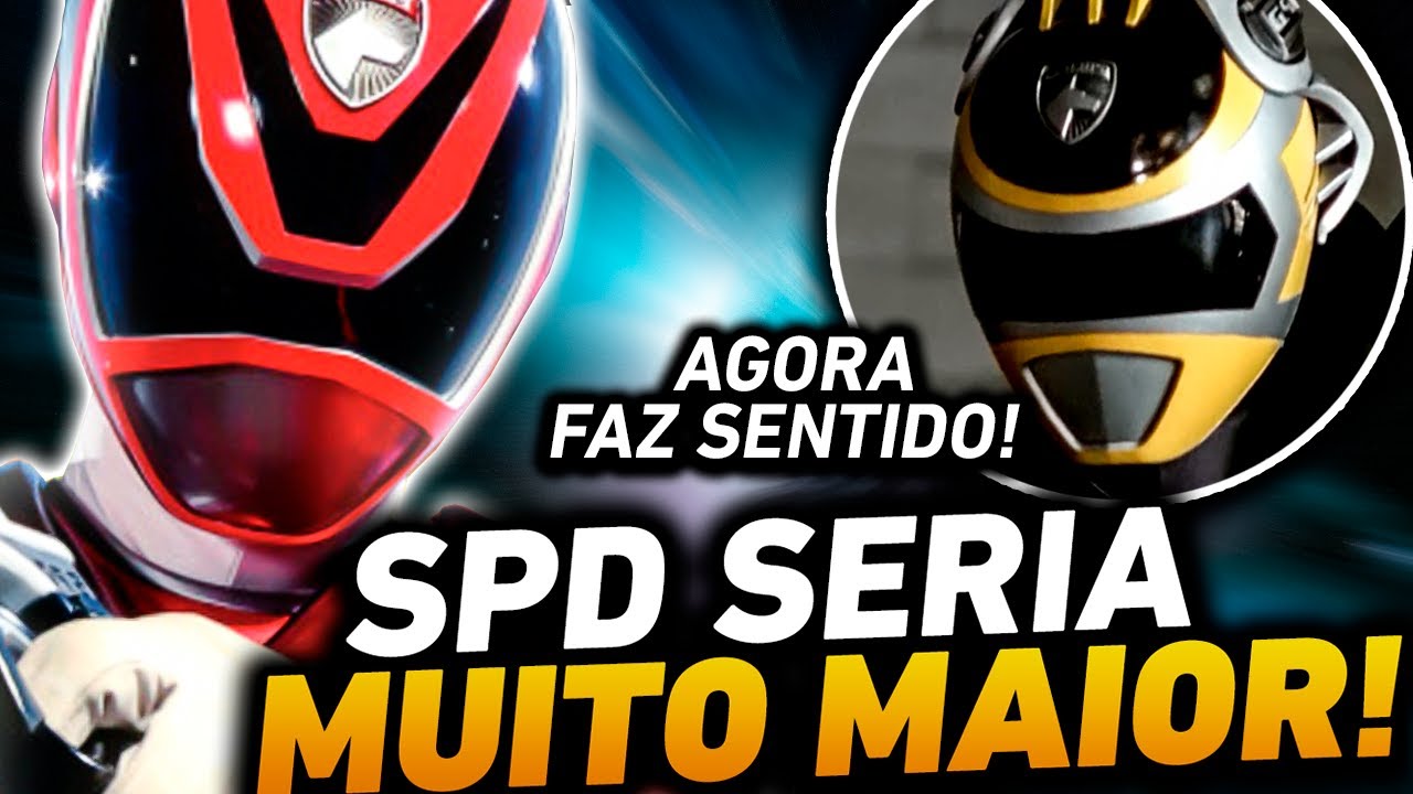 POWER RANGERS SPD PODERIA SER GIGANTE - MAS A DISNEY CORTOU!