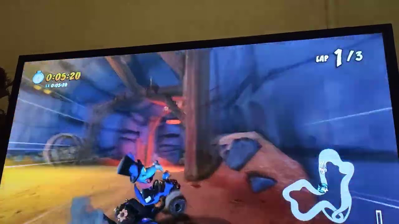 Crash Team Racing 2025 Dragon Mines Developer Time 'Ghost Skip' 