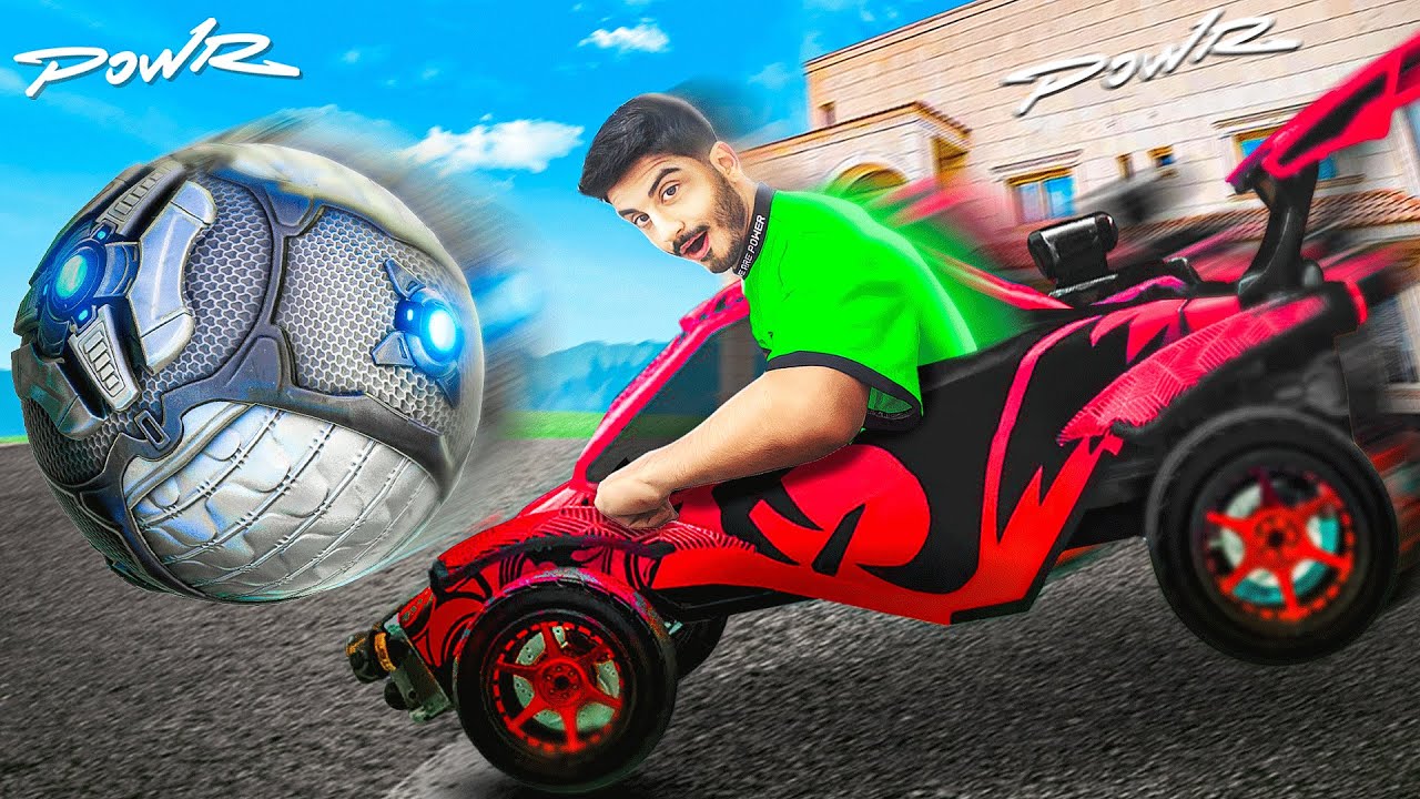لأول مره لعبت روكيت ليق بالواقع ! 🤯🔥 ( سيارات حقيقية )