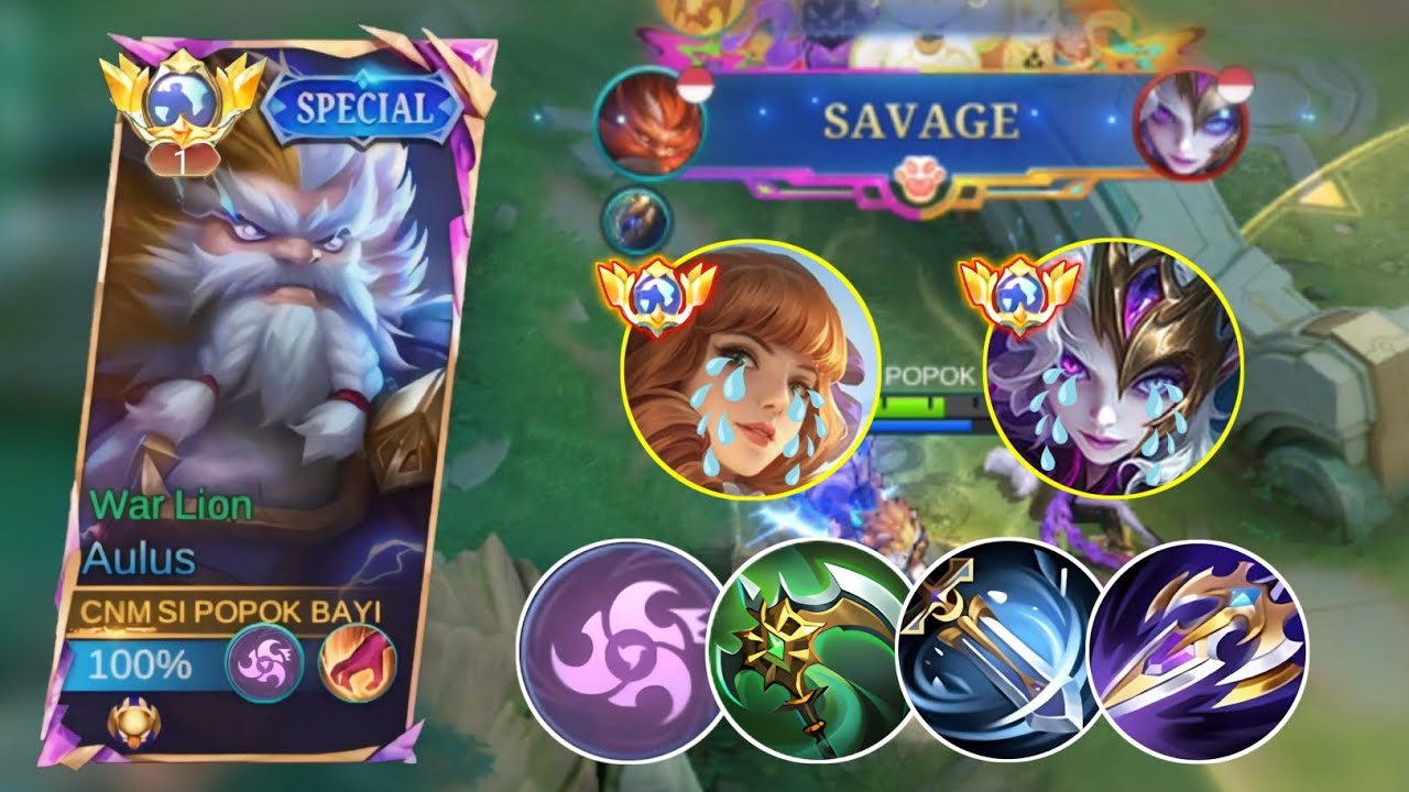 SAVAGE!! 3 ITEM YANG WAJIB DI PAKAI AULUS❗BUILD AULUS TERSAKIT 2025 | MOBILE LEGENDS
