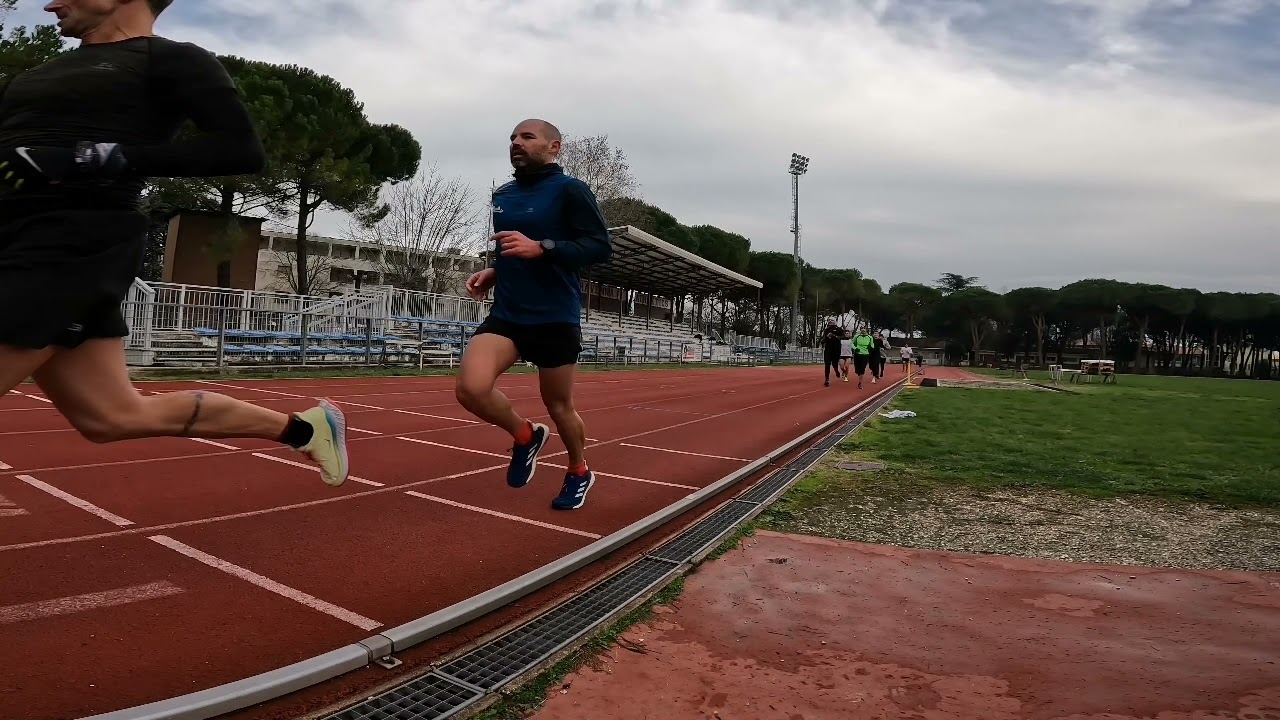 test in pista 7 minuti