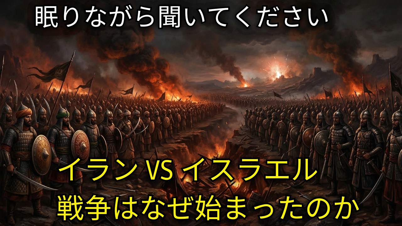 【広告なし】イラン vs イスラエル―なぜ今戦争になったのか？すべての始まり｜眠りのための歴史