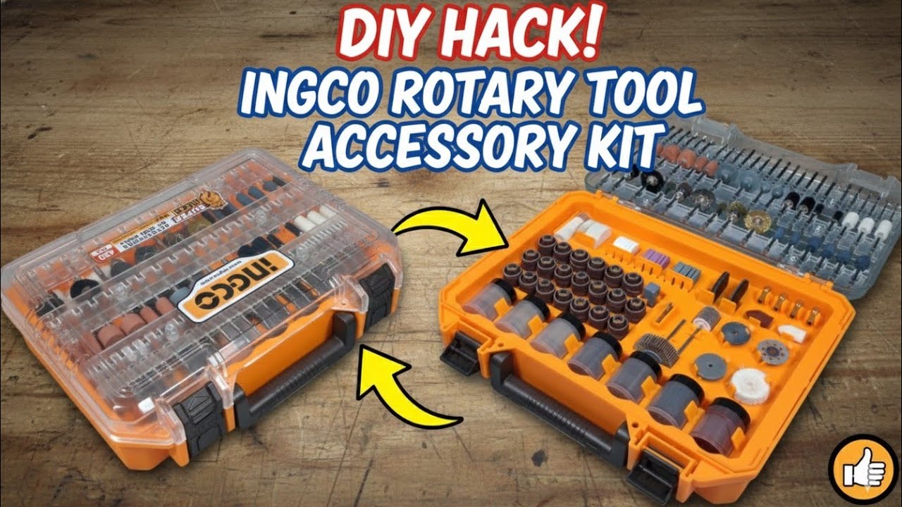 DIY INGCO AKMG4208 420PCS ACCESSORIES SET UNBOXING & TEST REVIEW