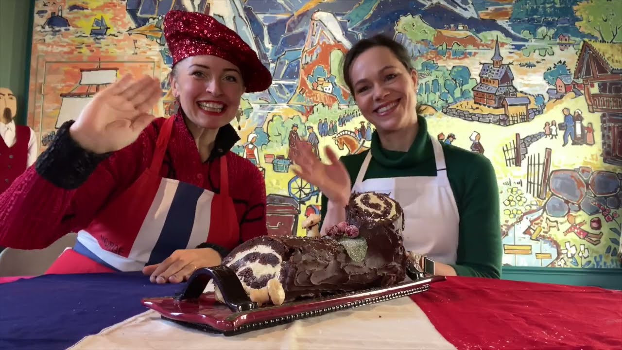 Making the Buche de Noel (Yule Log) with Angela!