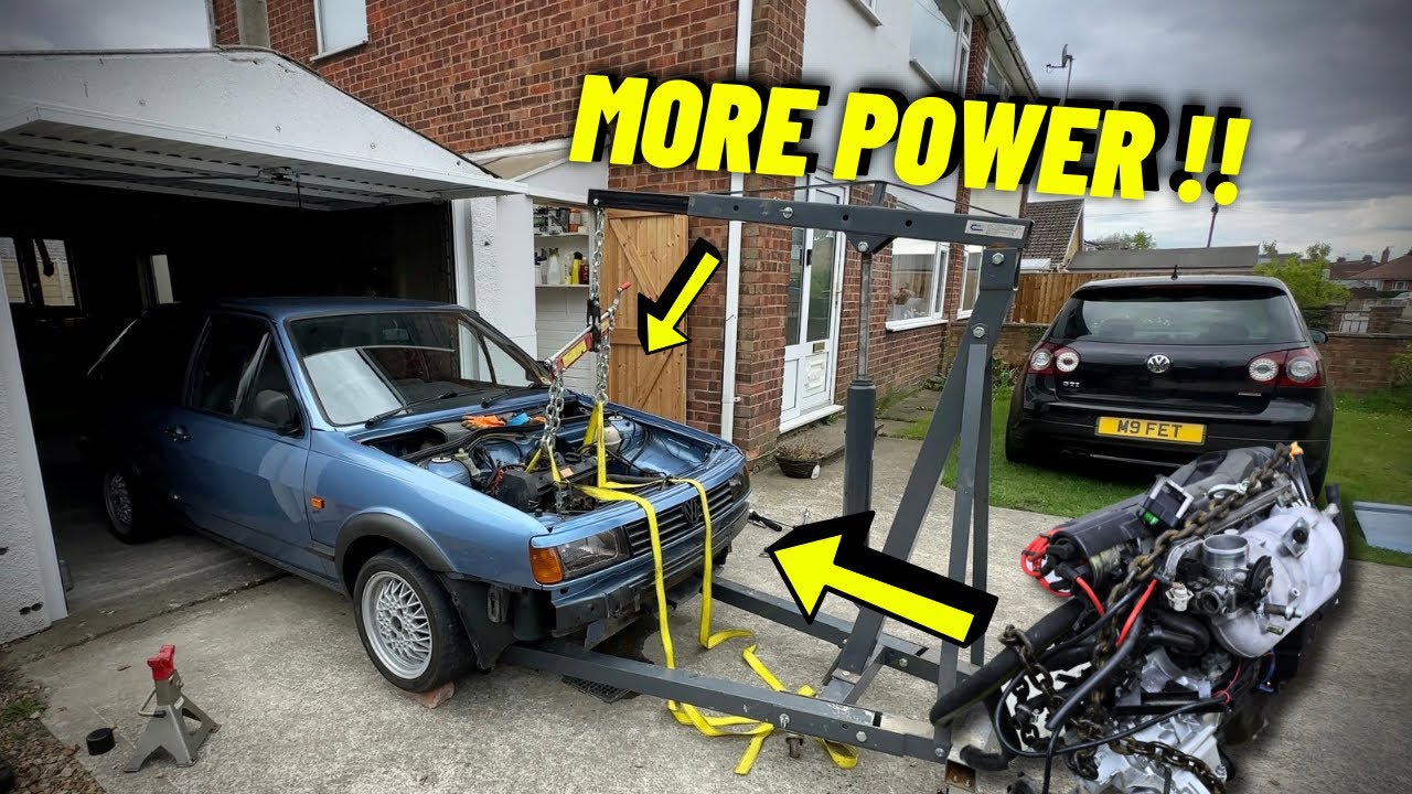 VW POLO ENGINE SWAP  - MK2F AFH Conversion / Part 1