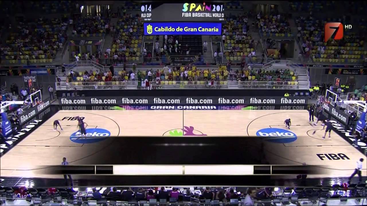 Mundial Basketball - Mexico vs Australia partido completo 03-09-2014