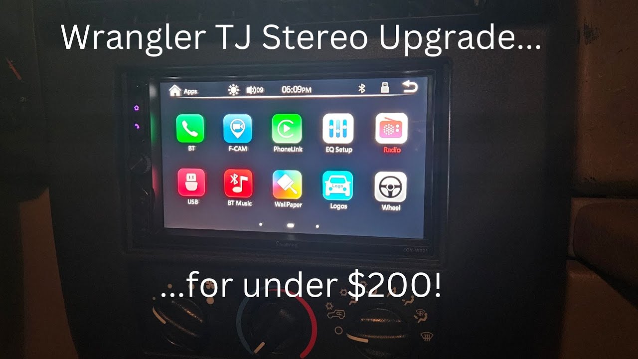 Wrangler TJ Stereo Upgrade on a Budget